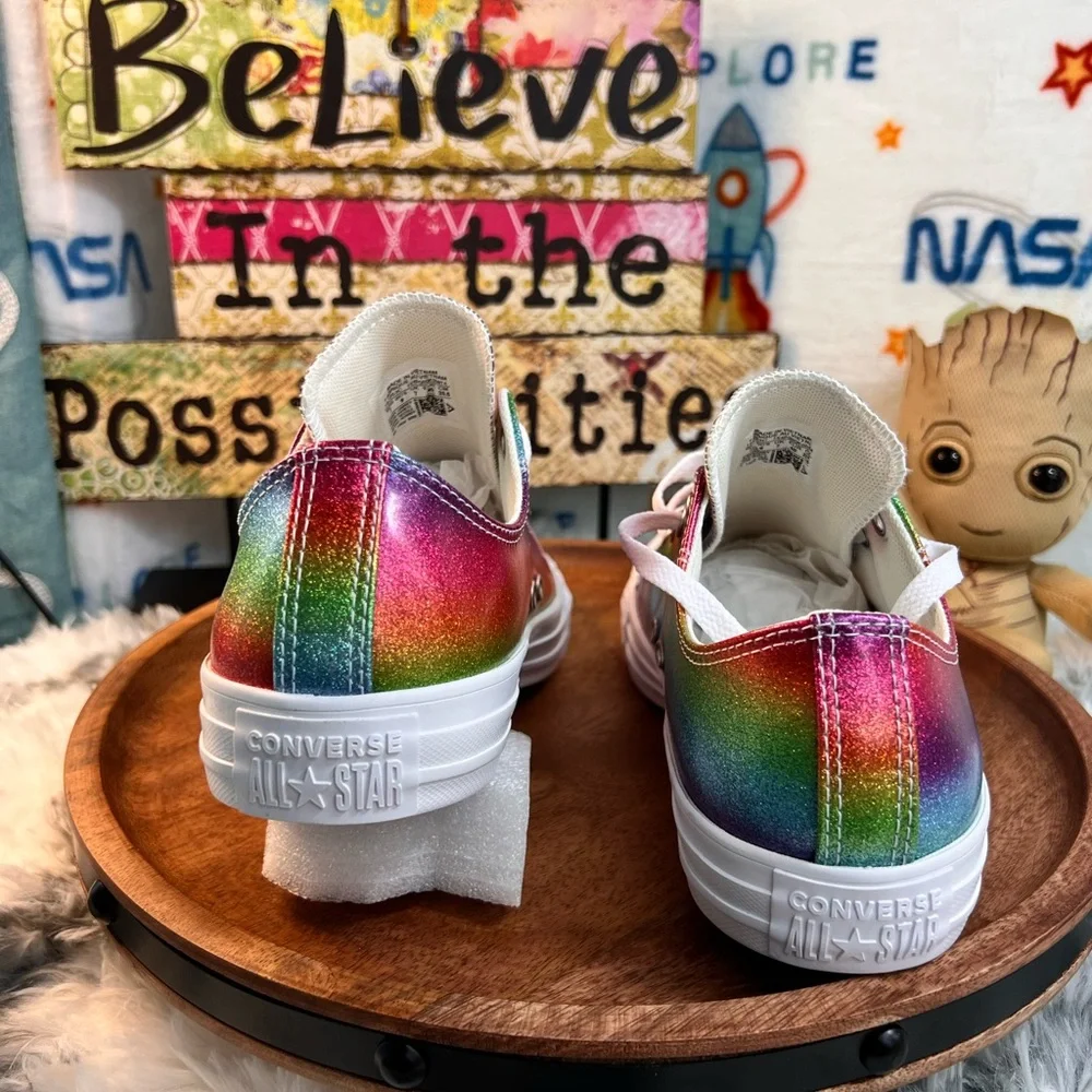 CONVERSE CTAS OX WHITE/PINK/EGRET - Picture 7 of 14